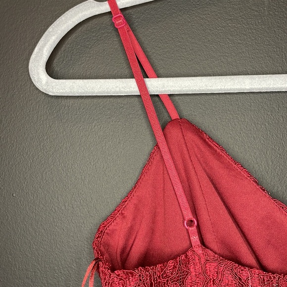 NWT Francesca’s Bea Lace Ladder Trim Mini Dress - XS - Picture 8 of 13